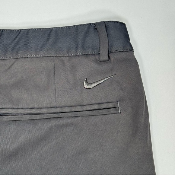 Nike Golf Flat Front Youth Large YL Shorts Boys Gray Dri-FIT School Uniform - Picture 4 of 6